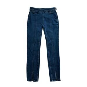 Pilcro & the Letterpress Anthropologie high-rise skinny side-zip jeans size 25